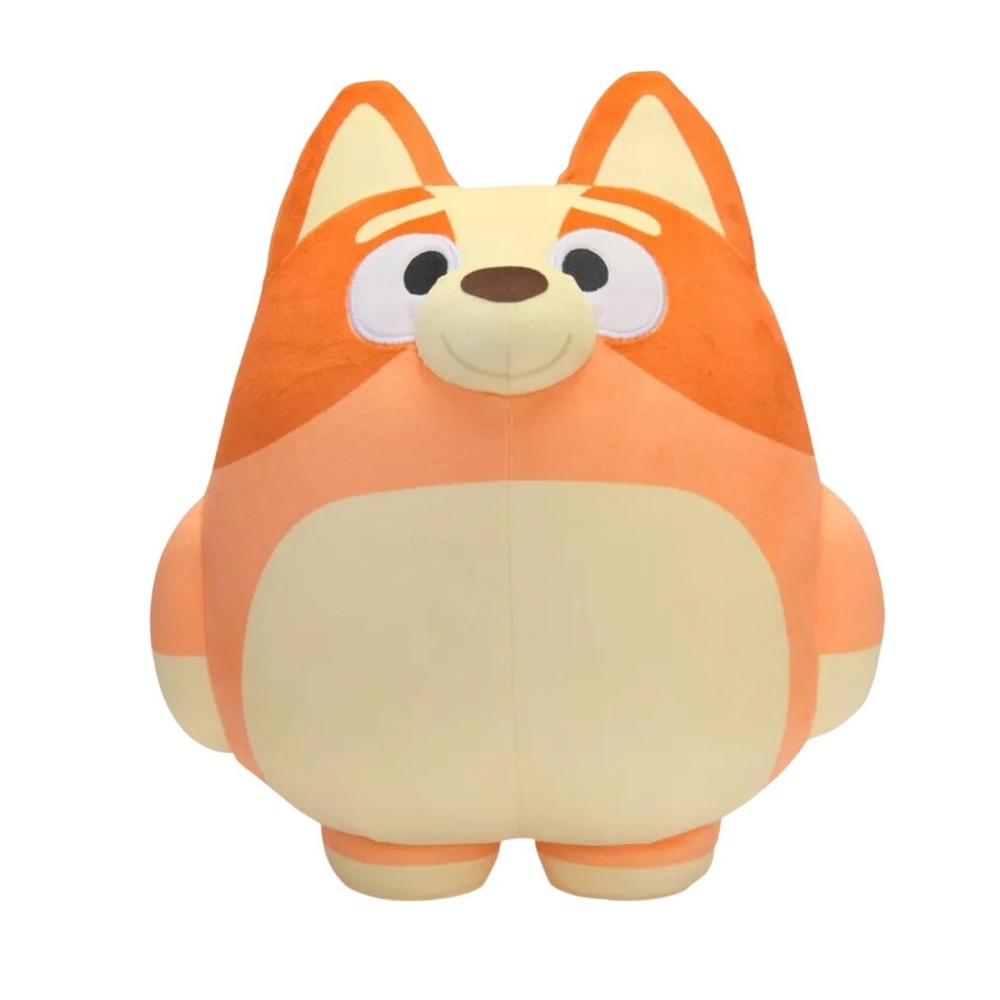 Bluey Bingo Blob Plush 10 Inch Round Stuffed Animal Orange Dog Toy